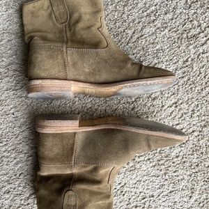 Isabel Marant Etoile Chrissy Brown Suede Boots